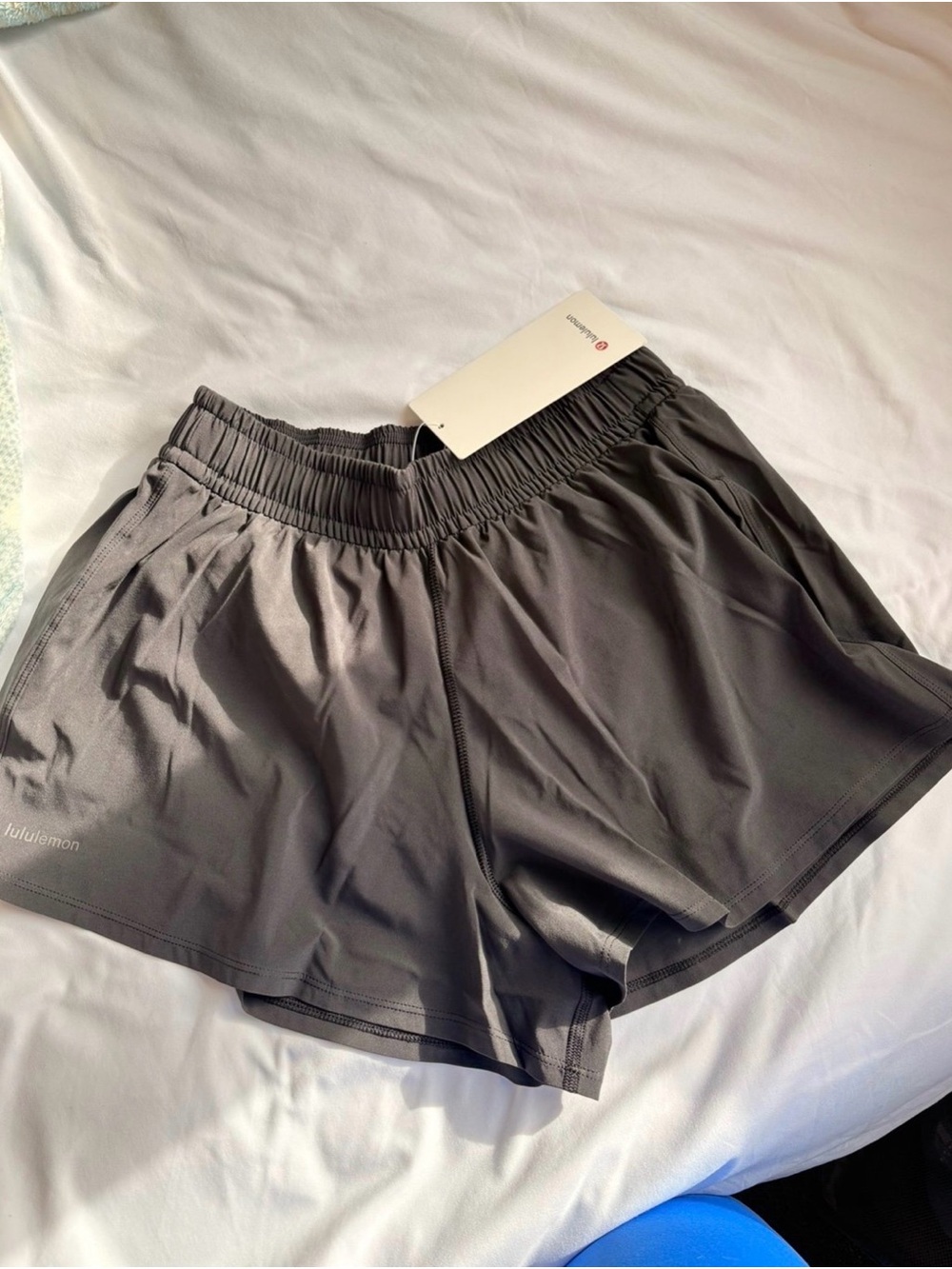 lululemon athletica Charcoal Gray Run Short